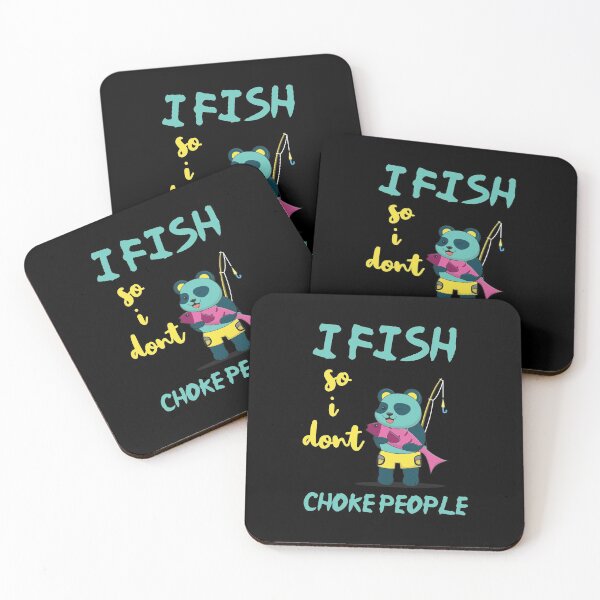 Item preview, I Fish So I Don't Choke People Funny Sayings Fishing Gift designed and sold by LANANIL.
