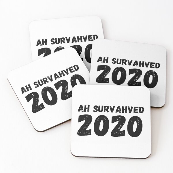 Item preview, I Survived 2020 Ah Survahved 2020 Perfect for New Year's designed and sold by Nathalie Aynié.
