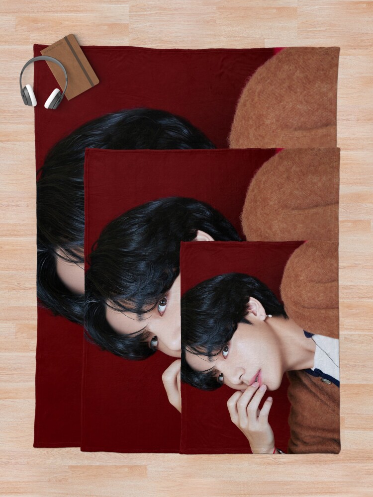 Alternate view of BTS BE V 2 Throw Blanket