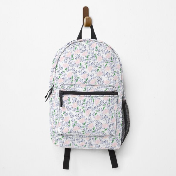 Item preview, A fresh flower pattern on a white background designed and sold by ChatterFox.