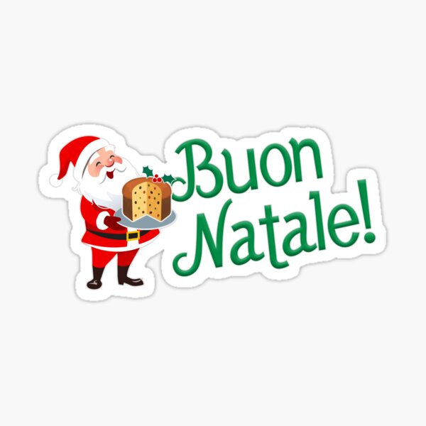 Santa's Panettone - Buon Natale! Sticker