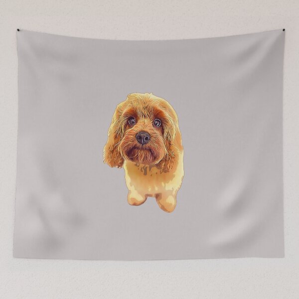 Item preview, Cavapoo Doodle Cavoodle Cockapoo Goldendoodle Labradoodle Puppy Dog designed and sold by ElegantCat.