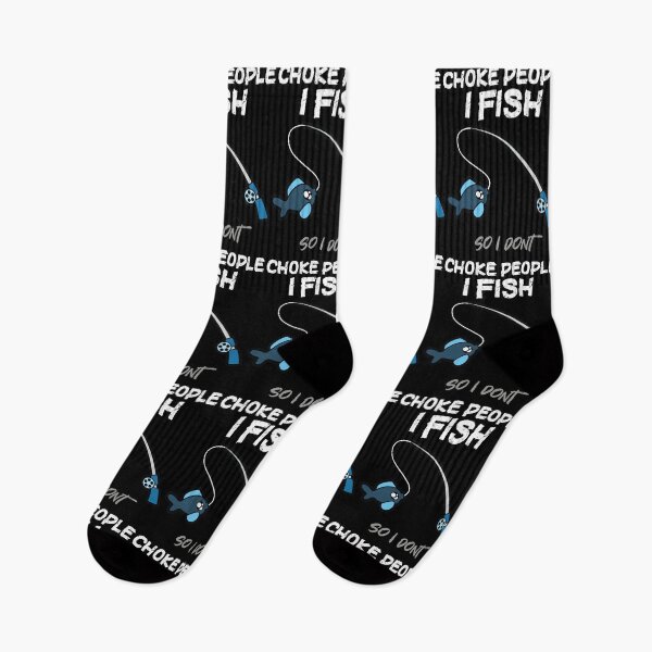 Item preview, I Fish So I Don't Choke People couples fishing gifts designed and sold by LANANIL.