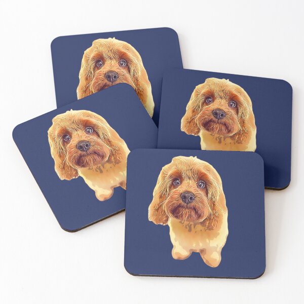 Item preview, Cavapoo Doodle Cavoodle Cockapoo Goldendoodle Labradoodle Puppy Dog designed and sold by ElegantCat.