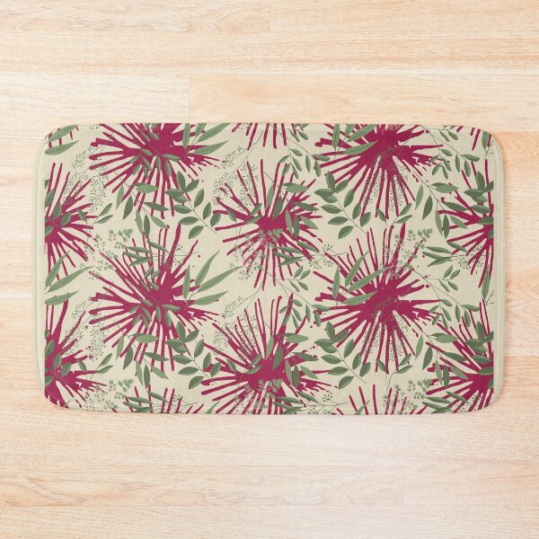 Item preview, Red flowery undergrowth designed and sold by ChatterFox.