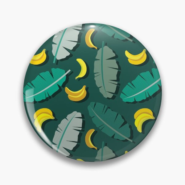 Item preview, Tropical Banana & Leaves Pattern designed and sold by lanolga.