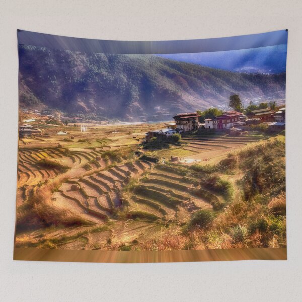 Item preview, Rice Fields in Bhutan designed and sold by Kathy Weaver.