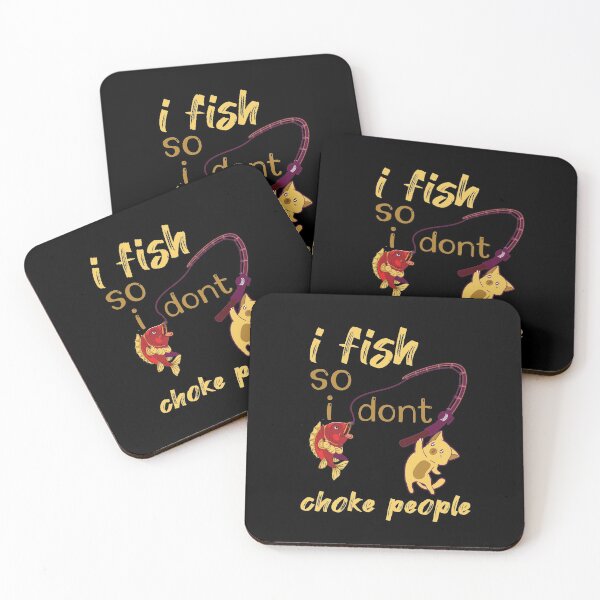 Item preview, I Fish So I Don't Choke People fishing gifts for dad designed and sold by LANANIL.