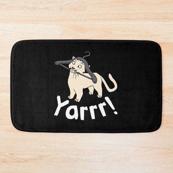 Item preview, "Yarrr!" Pirate Cat Meme designed and sold by SeizeTheCat.