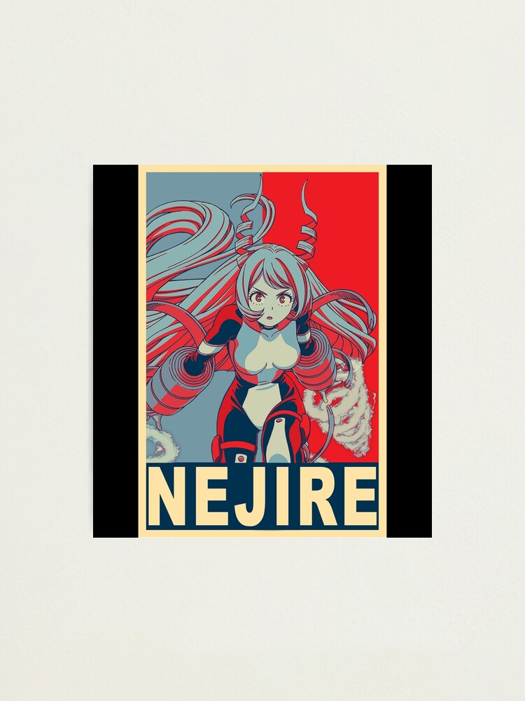 Nejire Hado Poster Photographic Print By Lahcenbamouh Redbubble 5851