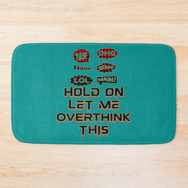 Item preview, Cute Emoji - Hold on Let me overthink this designed and sold by JediJR.