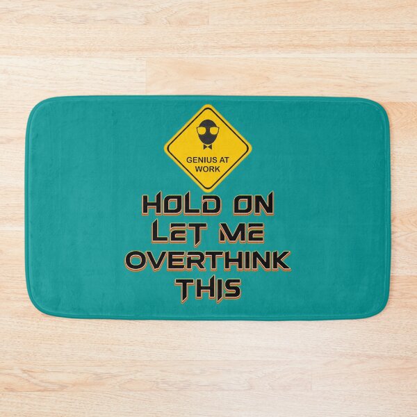 Item preview, Cute Emoji - Hold on Let me overthink this designed and sold by JediJR.