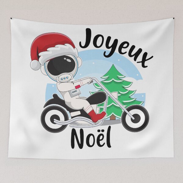 Item preview, Merry Christmas, biker, Christmas biker designed and sold by Curlyhaire.
