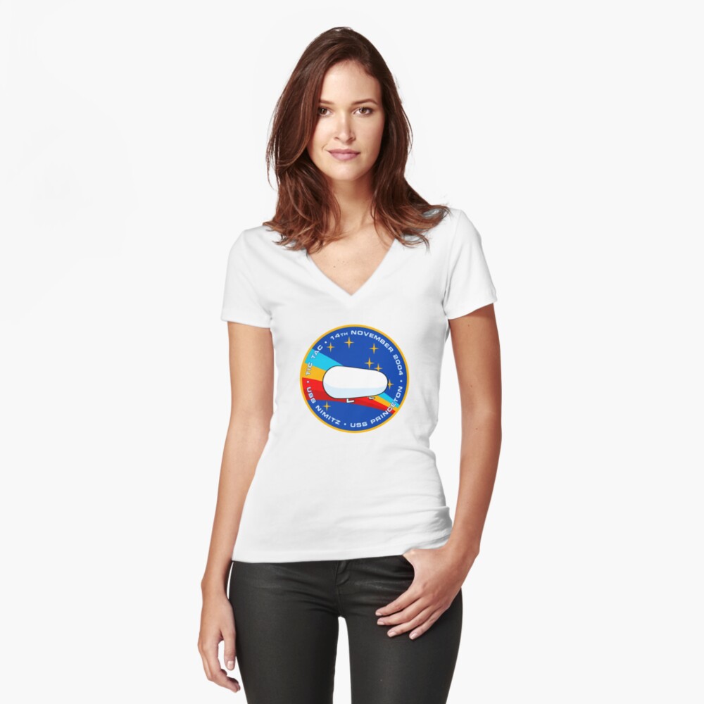 Item preview, Fitted V-Neck T-Shirt designed and sold by ToInfinity.