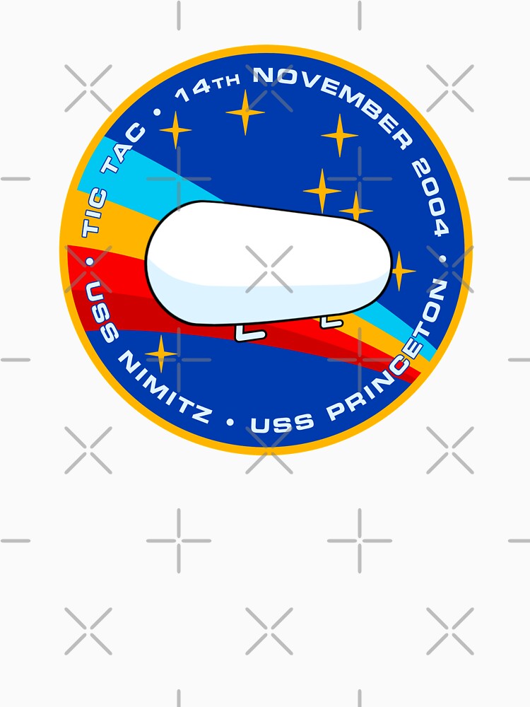 Thumbnail 7 of 7, Classic T-Shirt, Tic Tac UFO / UAP Encounter Morale Patch designed and sold by Dan Zetterström.