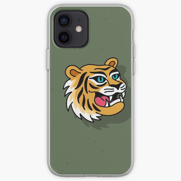 Tiger Olive iPhone Soft Case