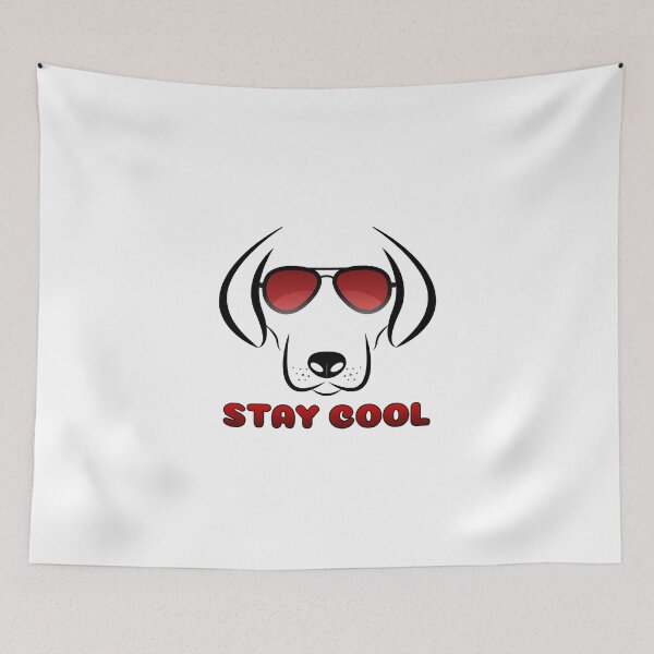 Item preview, stay cool for cool people and dog lovers designed and sold by ojaj.