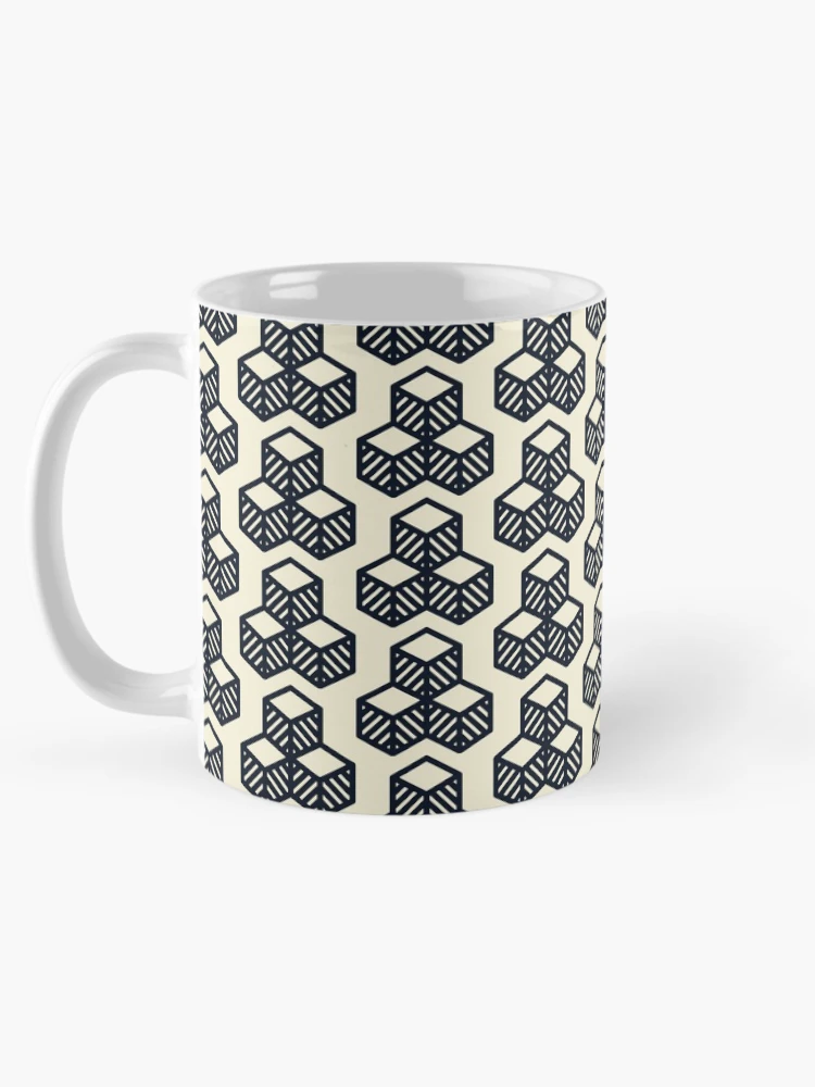 Thumbnail 5 of 6, Coffee Mug, Box patterns designed and sold by Patternsonly.
