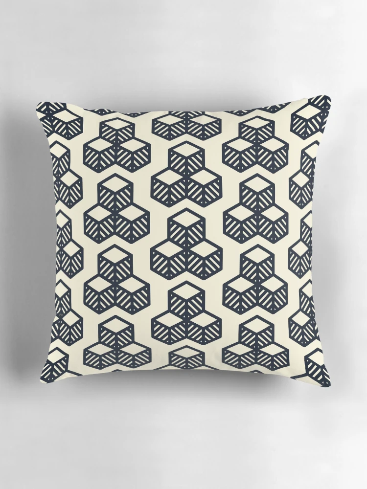 Thumbnail 3 of 4, Pillow, Box patterns designed and sold by Patternsonly.