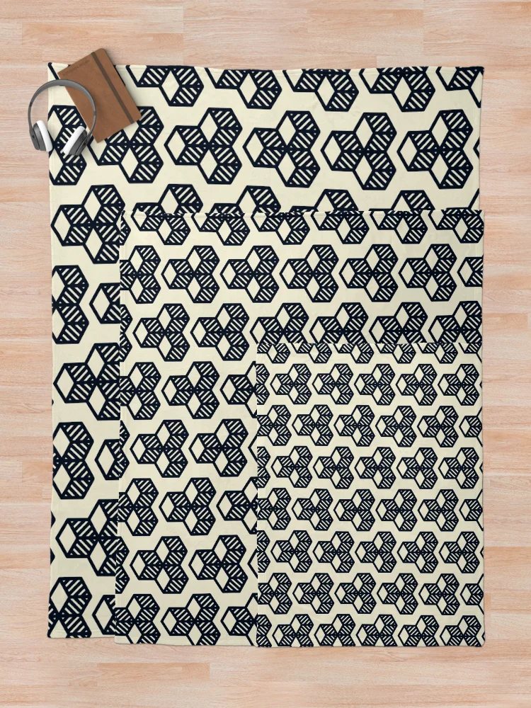 Thumbnail 5 of 6, Throw Blanket, Box patterns designed and sold by Patternsonly.