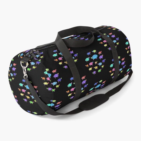 Item preview, Colorful Turtle Pattern, Cute Illustrated Turtles (black) designed and sold by Davey's Designs.
