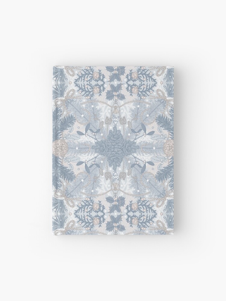 Thumbnail 1 of 3, Journal, Winter Evergreens Surface Pattern Design designed and sold by karolfuldesigns.