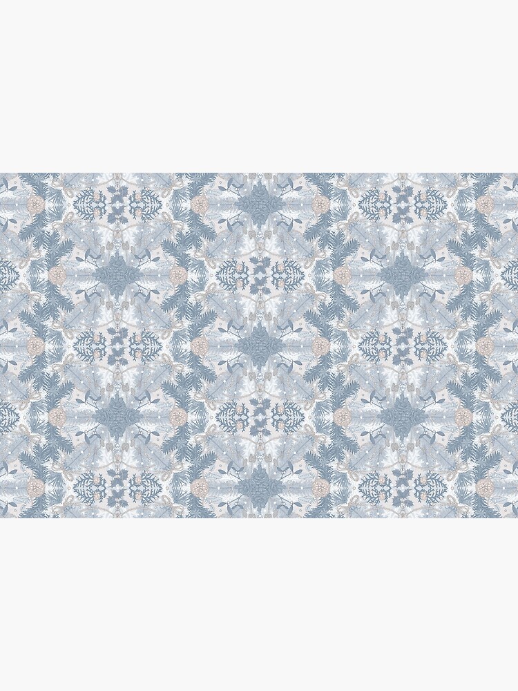 Thumbnail 6 of 6, Bath Mat, Winter Evergreens Surface Pattern Design designed and sold by karolfuldesigns.