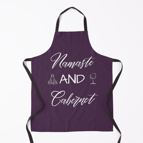 Item preview, Namaste and Cabernet - Yoga and wine lovers designed and sold by Bridgers872.