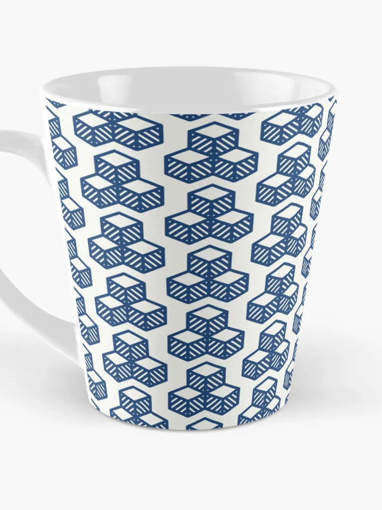 Thumbnail 3 of 4, Coffee Mug, Box patterns designed and sold by Patternsonly.