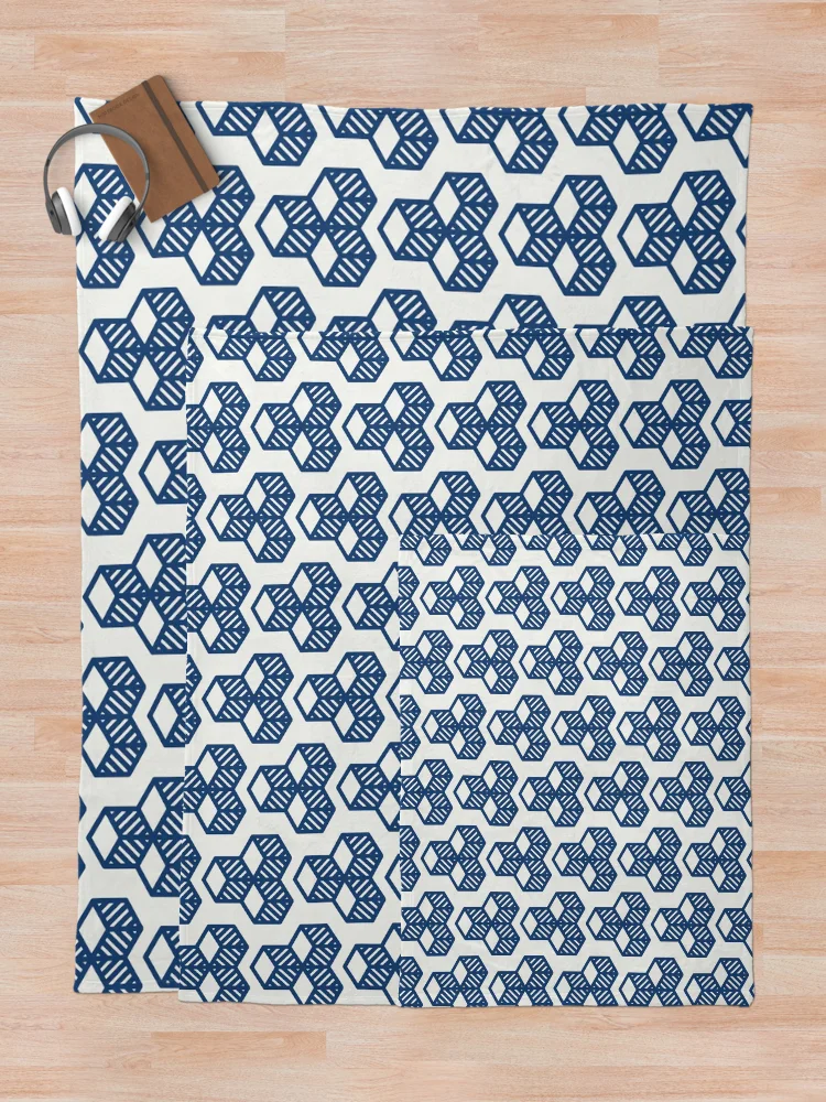 Thumbnail 5 of 6, Throw Blanket, Box patterns designed and sold by Patternsonly.