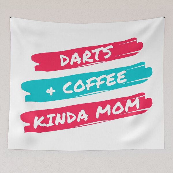 Item preview, Darts and coffee kinda mom designed and sold by TheGreenGoat.