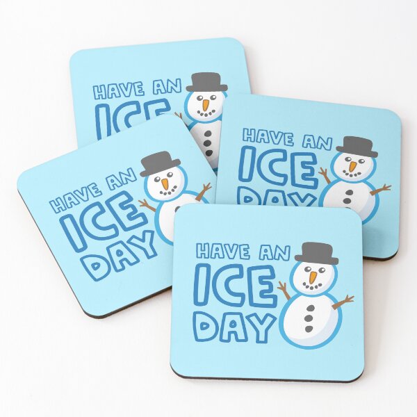 Item preview, HAVE AN ICE DAY | Cartoon Christmas Snowman Design designed and sold by Rodney's Marketplace.