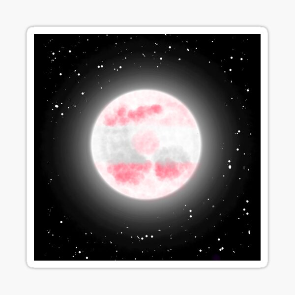 Sapphic Moon Sticker