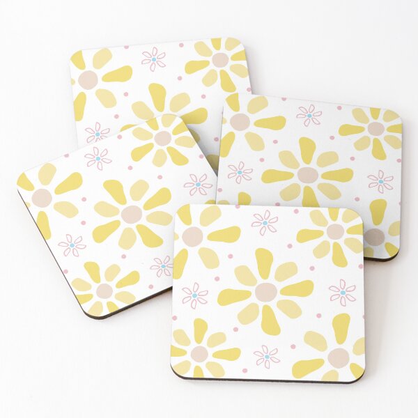 Item preview, Sunny Yellow Flowers Abstract Pattern designed and sold by sunnybandana.