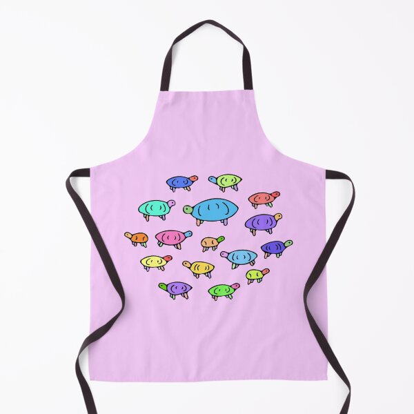 Item preview, Colorful Turtle Pattern, Cute Illustrated Turtles (pink) designed and sold by Davey's Designs.