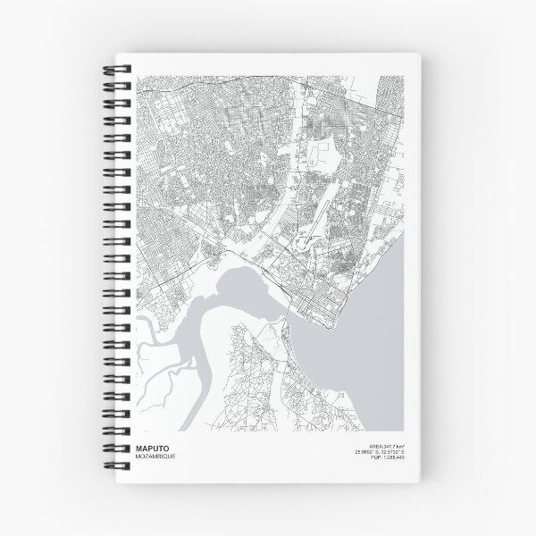 Item preview, MAPUTO, MOZAMBIQUE CITY MAP designed and sold by MeArtHenry.