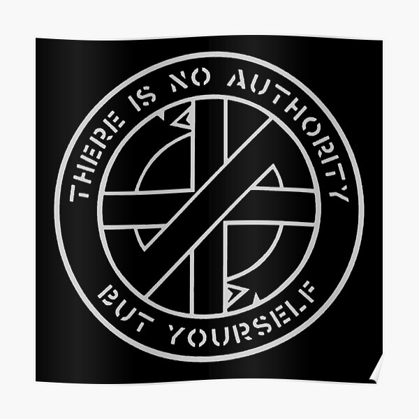 Crass - There Is No  Authority But Yourself Poster