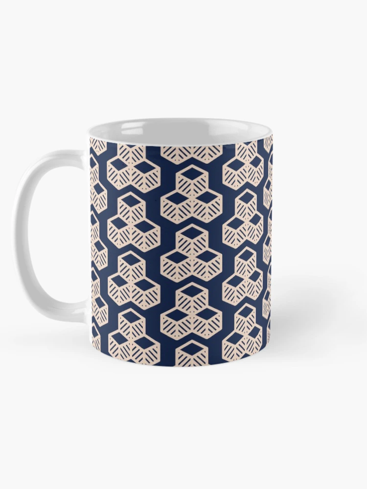 Thumbnail 5 of 6, Coffee Mug, Cube patterns designed and sold by Patternsonly.