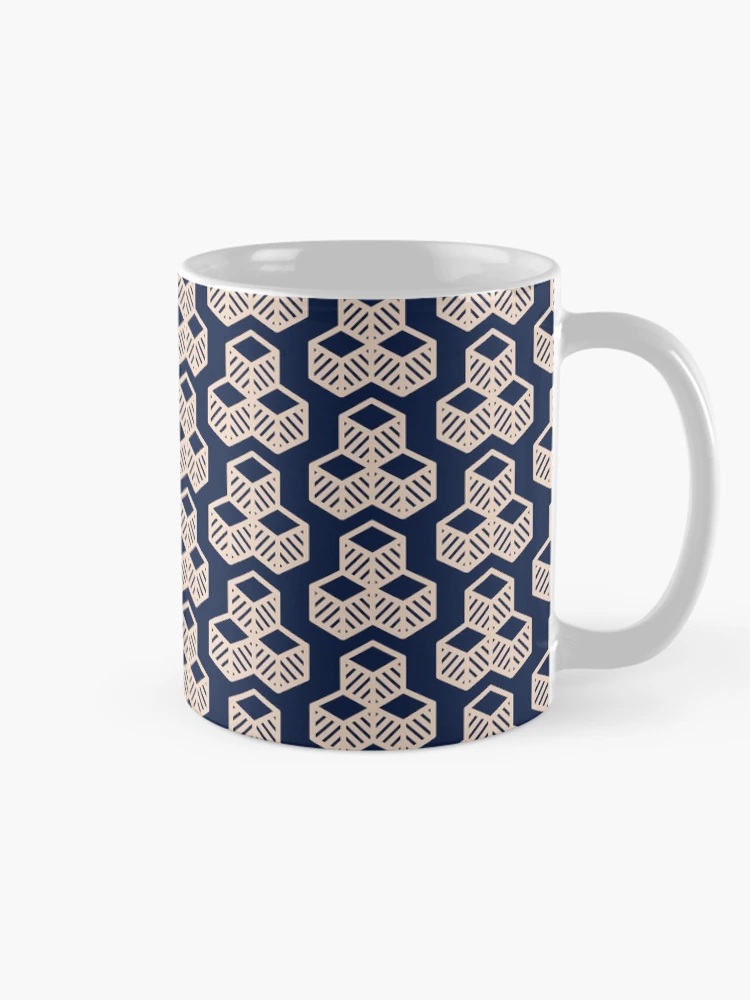 Thumbnail 3 of 6, Coffee Mug, Cube patterns designed and sold by Patternsonly.
