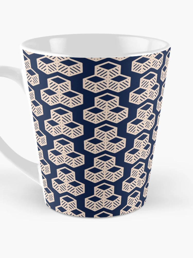 Thumbnail 3 of 4, Coffee Mug, Cube patterns designed and sold by Patternsonly.
