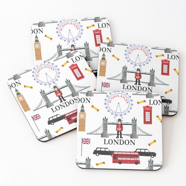 Item preview, Iconic London England Pattern designed and sold by HHeartsDesigns.