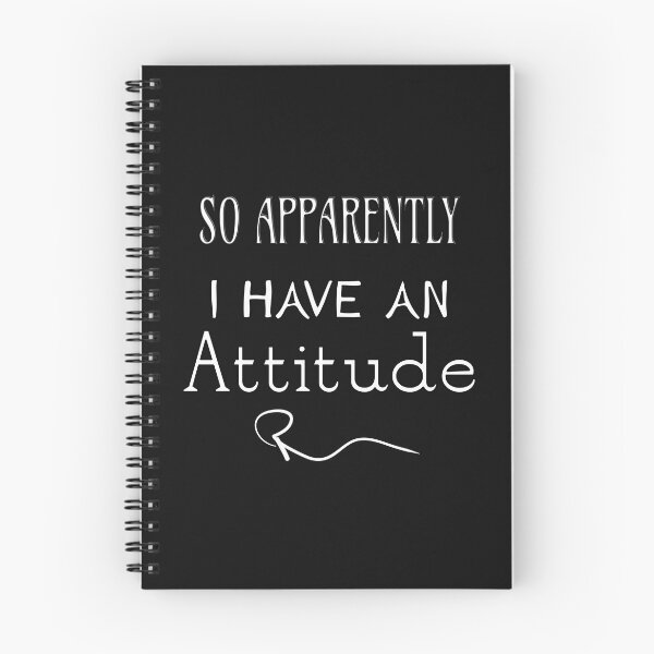 Item preview, SO APPARENTLY I HAVE AN ATTITUDE FUNNY SARCASTIC designed and sold by Ralek.