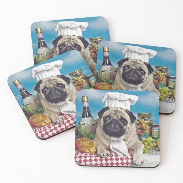 Item preview, Pug Dog Cook Chef designed and sold by candiscamera.