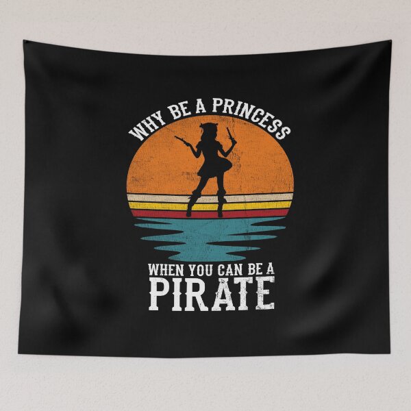 Item preview, Pirate Princess Saying Pirate Women Vintage designed and sold by Ibu83.
