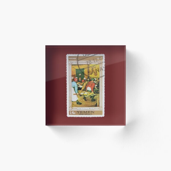 Artikelvorschau, Dorfhochzeit von Bruegel 1967 Briefmarke entworfen und verkauft von StampCollection.