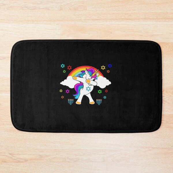 Item preview, Hanukkah Unicorn Dabbing Jew Chanukah designed and sold by Ibu83.