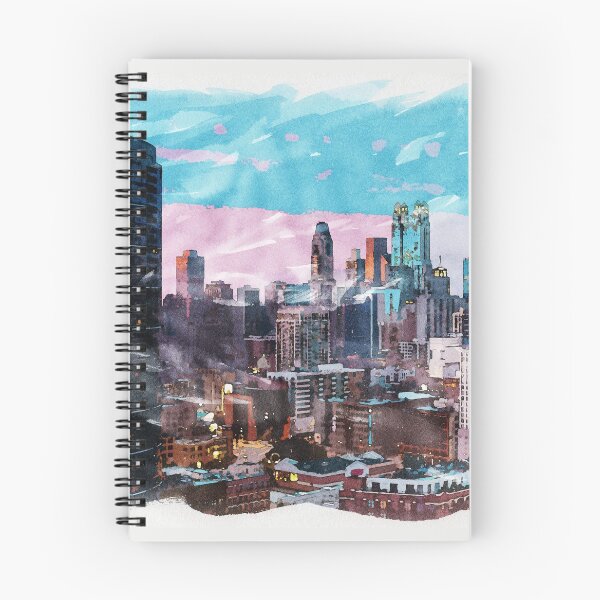 Item preview, Chicago USA Unique Watercolor Travel Souvenir Fine Art designed and sold by Naumovski.