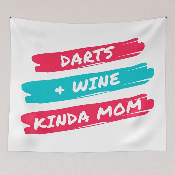 Item preview, Darts and wine kinda mom designed and sold by TheGreenGoat.