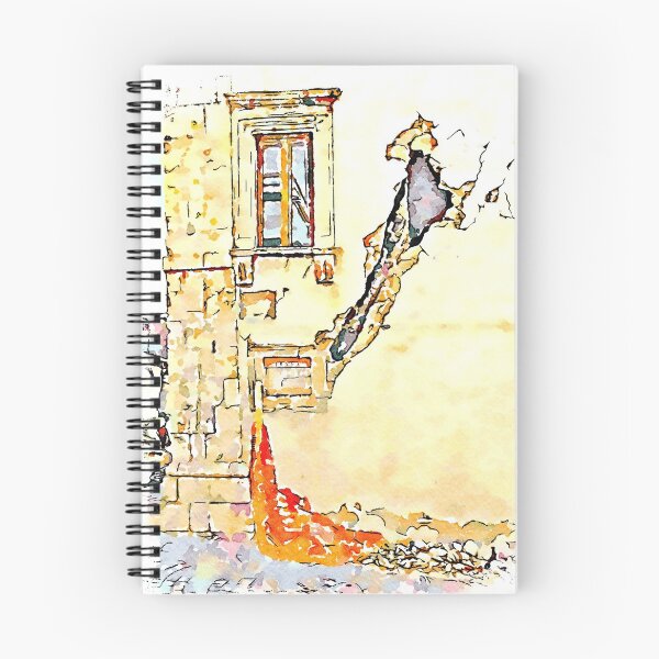 Item preview, L'Aquila: wall with crack designed and sold by Giuseppe Cocco.
