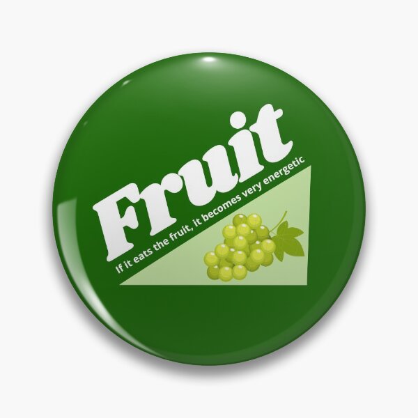 Item preview, Bad translation if it eats the fruit it becomes very energetic designed and sold by promisesarelies.
